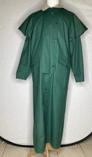 Vintage Saddlesmith Outfitters Duster Western Long Length Trench Coat Sz Small