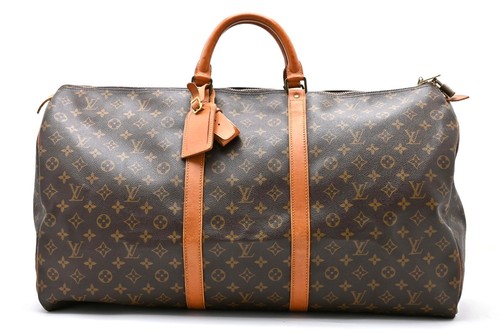 LOUIS VUITTON Keepall 60 Monogram M41422 Boston Bag Authentic From JAPAN # 58