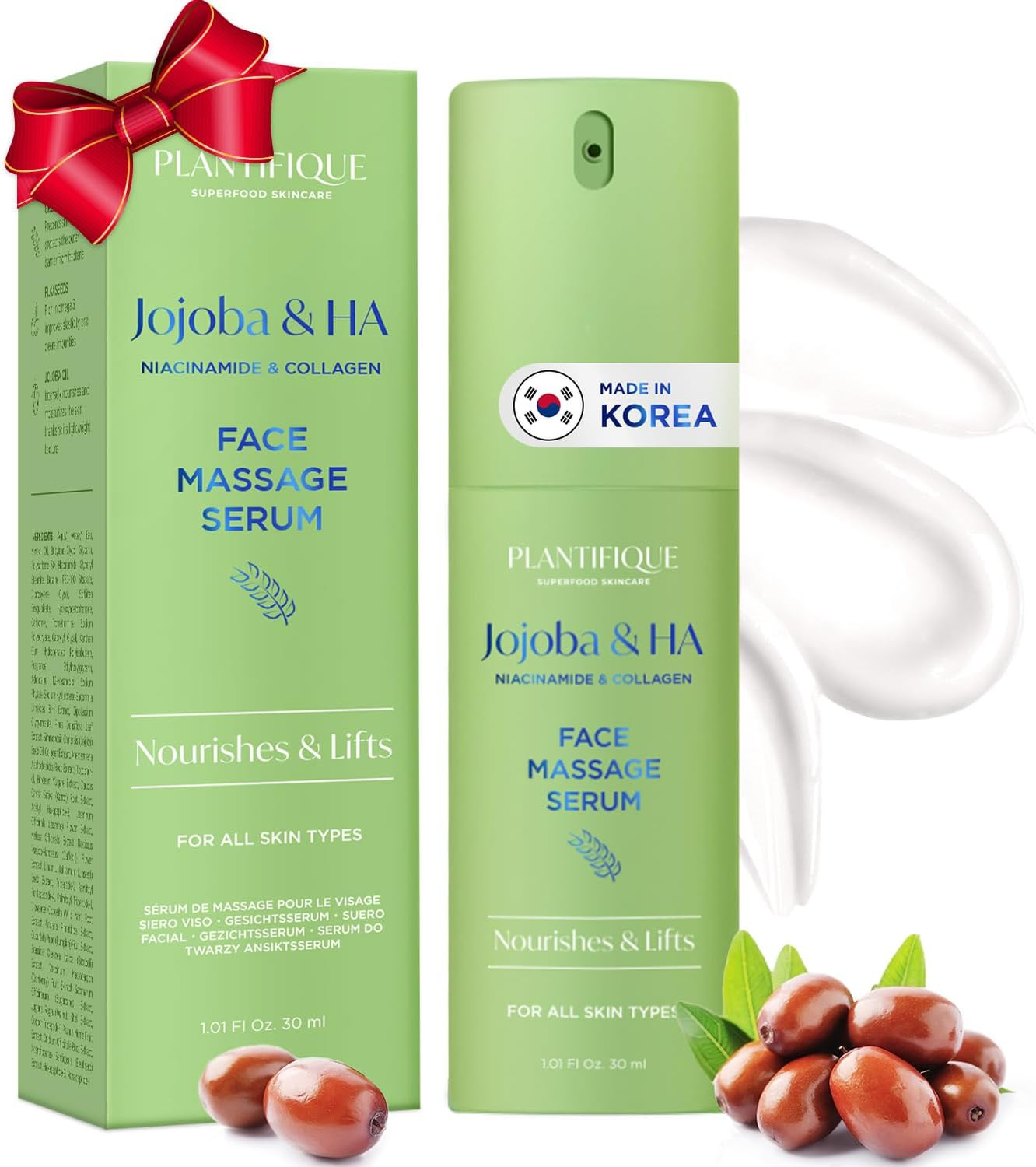 Siero Viso Jojoba e Acido Ialuronico Bio Oil - Massaggio Anti-Età Pro