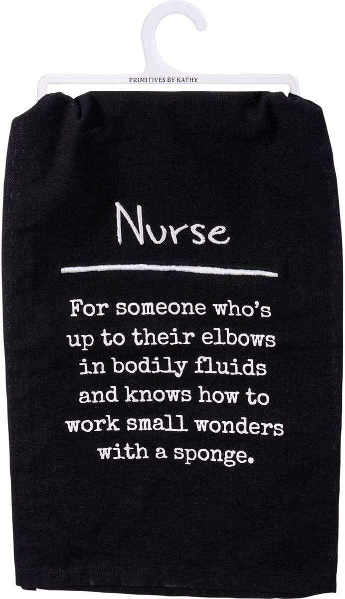 Кухонное полотенце с вышивкой Primitives by Kathy Kitchen - Определение Медсестра 2190₽