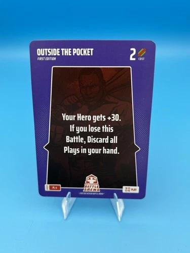 2025 Bo Jackson Battle Arena Update Outside The Pocket SSP Play Card #PL-4