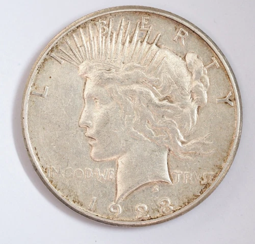 (1) 1923-S Peace Dollar 90% Silver Extremely Fine San Francisco Mint $1 US Coin