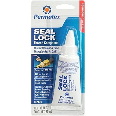 Permatex 57535 35 mL Seal and Lock Thread Compound, 1.18 fl. oz