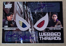 Spider-Man Homecoming WTAD4 Jacob Batalon Tony Revolori Dual Relic Autograph