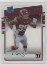 2020 Chronicles Clearly Donruss Rated Rookie Holo Silver 4/10 Chase Young g5j