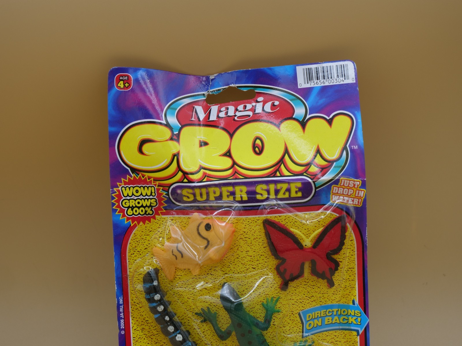 Ja-Ru Inc. Magic Grow Super Size Lizard Butterfly Worm Fish Part No.304