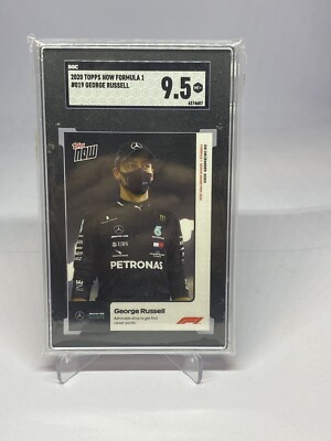 2020 Topps Now F1 George Russell #19 SGC 9.5 Mint Mercedes Formula 1 ...