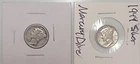 Lot Of 2 Mercury Dimes