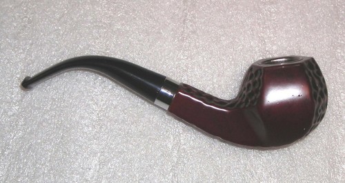 New Brown Hexagon shape bakelite tobacco pipe with gift Box , Functional pipe. - Picture 3 of 8