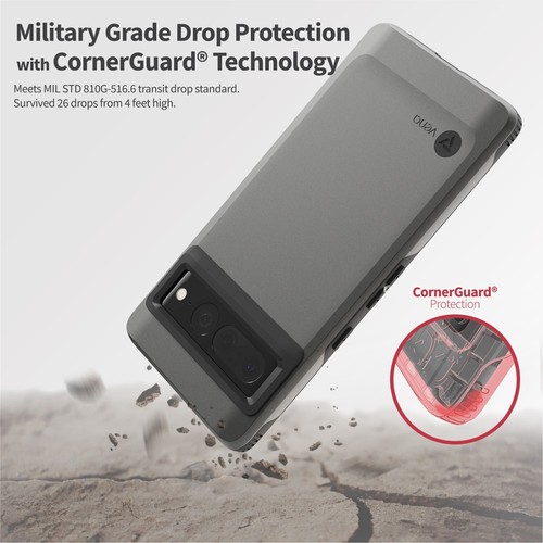 Funda protectora híbrida a prueba de golpes Vena Outcross de doble capa para Google Pixel 7 / 7 Pro - Imagen 5 de 23