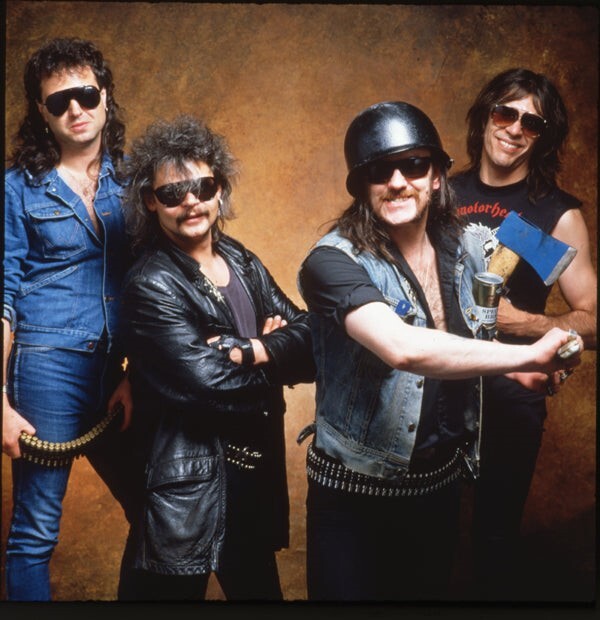 Motorhead Transparency Motorhead Lemmy Group Photo Shoot helmet Original 2.25 x 2.25 ...