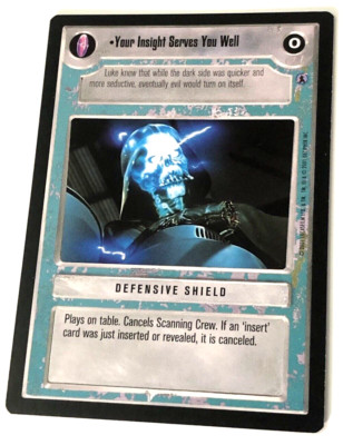 Star Wars CCG Your Insight Serves You Well Reflections 3 Decipher SWCCG NM