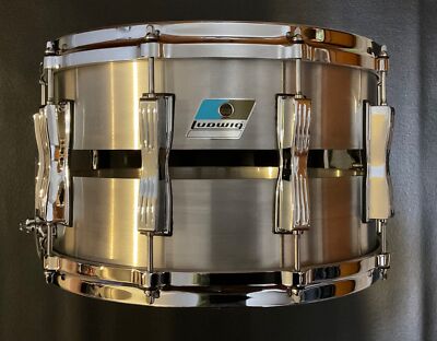 Ludwig Cast Aluminum Slotted Coliseum 8x14 Snare Drum Limited Edition