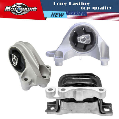 Premium Quality Engine Motor & Auto Trans Mount 3PCS For 08-2010 Saturn Vue 3.6L