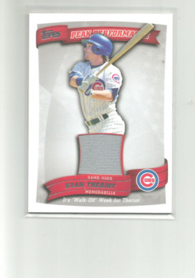 2010 TOPPS PEAK PERFORMANCE RELICS #RT RYAN THERIOT    B47