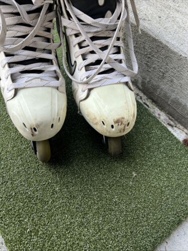 Vintage NIKE Air Zoom Street Hockey Roller Blades pattini in linea da uomo taglia 13 - Foto 17 di 17