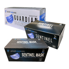 ASTM Ear Loop Disposable Face Masks (Box of 50) (Choose Your Color & Protection)