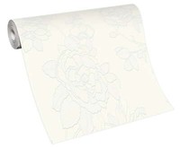 Erismann Tapete Vliestapete Freestyle 5403-01 Weiß Stylisch Blume Floral