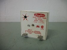 DAYTON SOLID STATE ON DELAY TIMER 2A561 .5-10SEC 120VOLT 1AMP