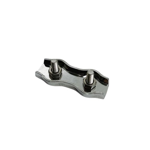 Stainless Steel T304 Duplex Wire Rope Cable Clamp, Double Bolt Wire Cable Clamps - Picture 6 of 10