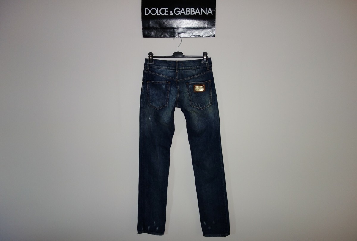 Dolce&Gabbana Black Label 14GOLD Logo Plate Faded&Distressed