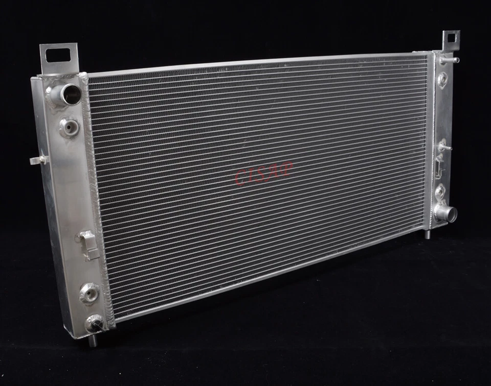 Radiador de aluminio 34" CORE para Cadillac Escalade V8 2002-2014 con EOC y TOC 3 FILAS Foto 4 de 4