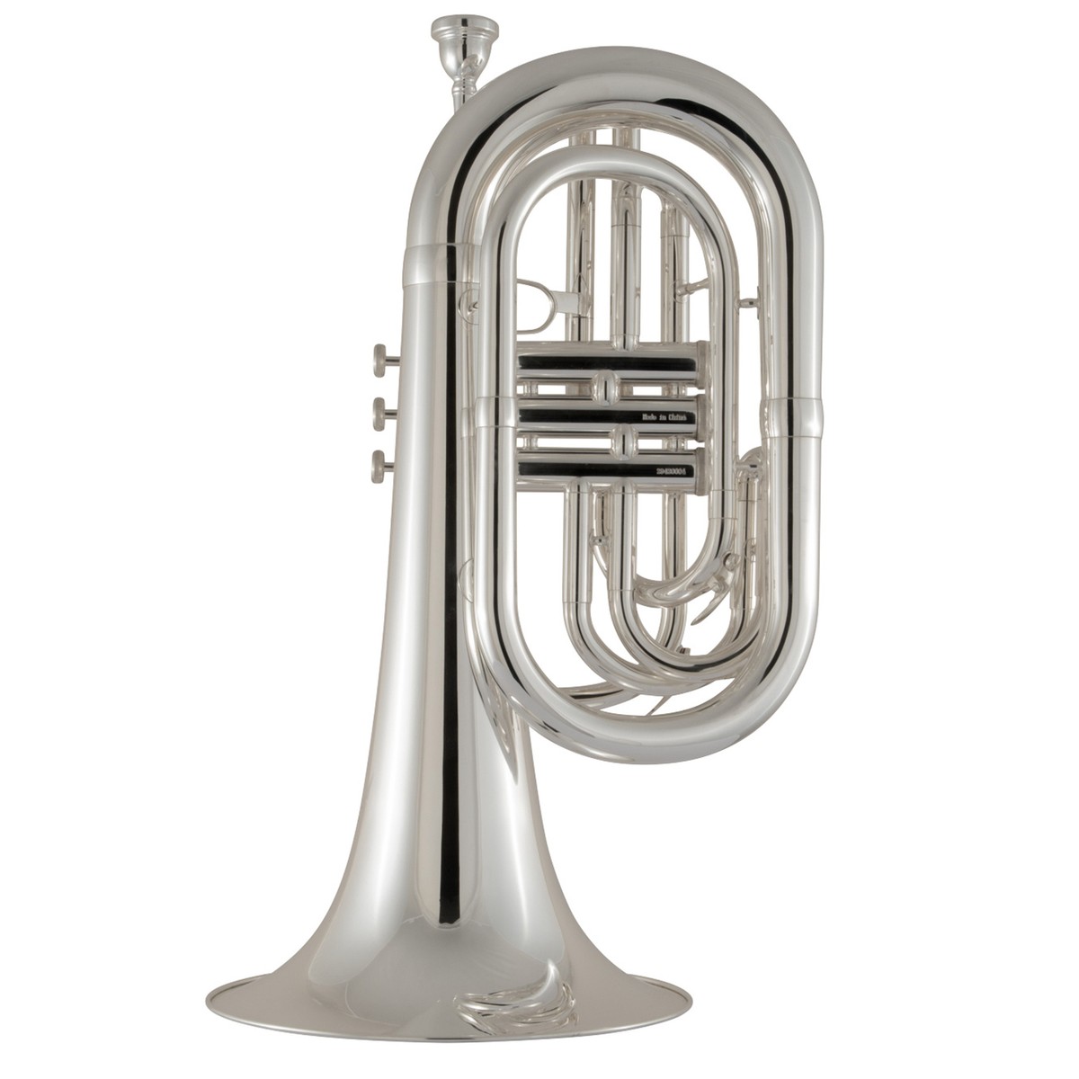 King KMB411S Performance Marching Bb Baritone Horn Silver