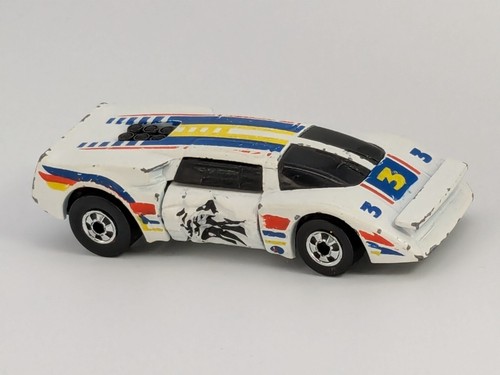 Vintage 1984 Hot Wheels Crack-Ups Blind Sider Crasher white #3 Hong Kong - Picture 5 of 7