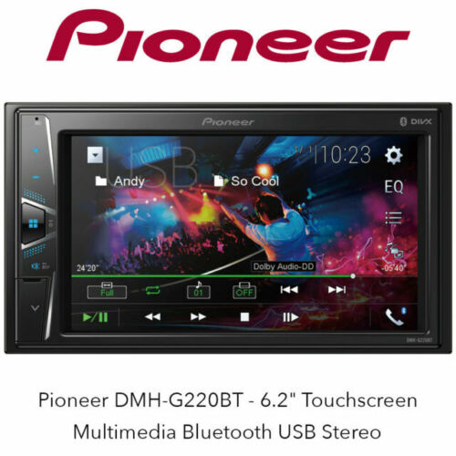 Pioneer DMH-G220BT 2-DIN Autoradio mit Bluetooth USB 6,2" Display