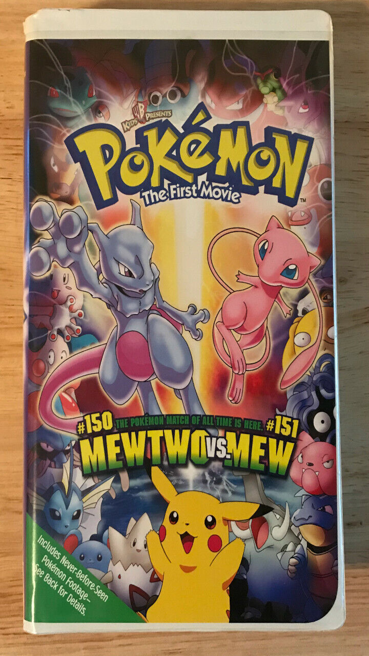 VHS Pokémon Mewtwo vs Mew - Hobbies e coleções - Cruz das Almas 1120864022