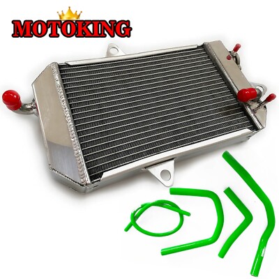 Banshee Radiator Brackets Aluminum ATV Radiator+Coolant Hose For 1987-2006 Yamaha Banshee YFZ350 ...