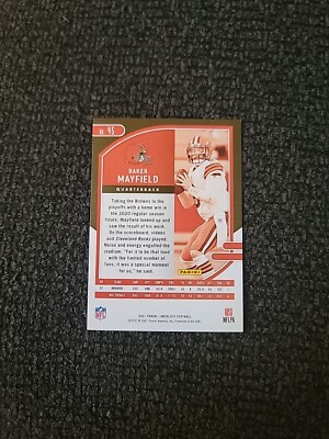 2021 Absolute Football Baker Mayfield #45 Blue Diamond Prizm