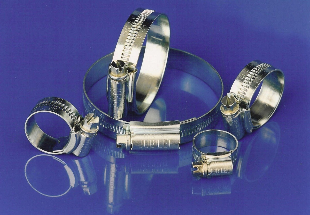 Hose Clamp Worm Drive Jubilee Clips Stainless Stees Mild Steel