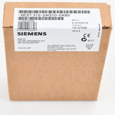 6ES7 315-2AG10-0AB0 SIEMENS 6ES7315-2AG10-0AB0 DP Controller