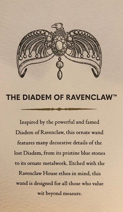 The Diadem of Ravenclaw Wand, Harry Potter Shop UK