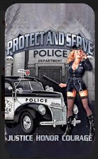 Cuffed & Stuffed Police Dept. Justice, Honor & Courage 1 oz silver Art Bar 113.16 per troy oz