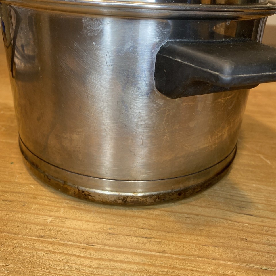 Vintage Lifetime Cookware 188 Stainless Steel 4 QT Stock Pot w/Lid eBay