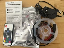 RF Wireless Remote RGB LED Controller Strip Lights New JS-50-AC