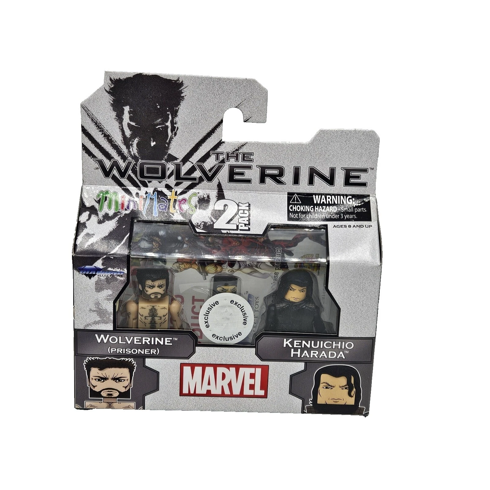 Figuras de acción Art Asylum Wolverine y accesorios