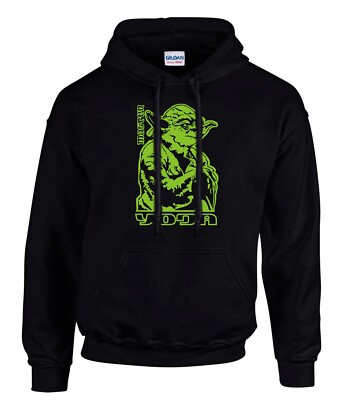 Star Wars MASTER YODA episode Fun Schwarze Hoodies Kapuzenpullover -3113-SW