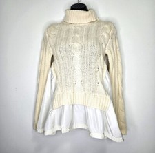 100% Authentic Moncler Chunky Turtleneck Ivor...