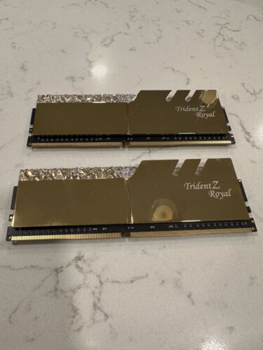 G.SKILL Trident Z Royal Gold RGB 32 GB (2x16 GB) 4400 MHz *CL17* (B-Die) DDR4 - Foto 4 di 4