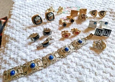 Lot of vintage His and Hers jewelry. Many designer brands.