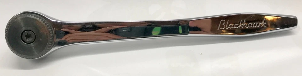 BLACKHAWK PROTO 1/2" DR THIN PROFILE FULLY POLISHED RATCHET 72 TOOTH #49945G - Image 3 of 3