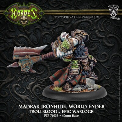 Trollbloods -   Madrak Ironhide  Privateer Press 