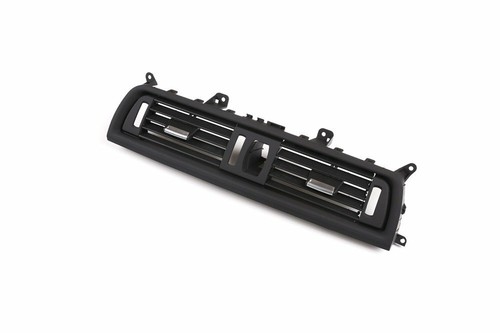 Black ABS Replace Central Air Condition Vent Trim For BMW 5 Series F18 2011-2017 - Foto 5 di 5