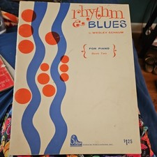 Rhythm Blues by Wesley Schaum for Piano book 2 - 1966 sheet music music book