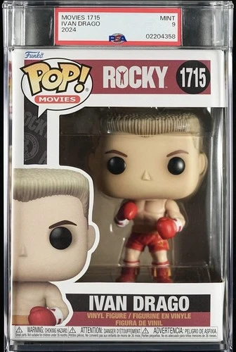 Ivan Drago Movies Rocky IV 1715 Funko Pop! PSA 9 MINT