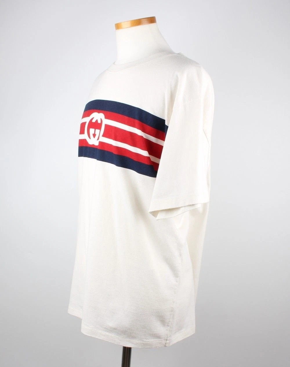 T shirt Gucci GG con logo a righe S 71359997