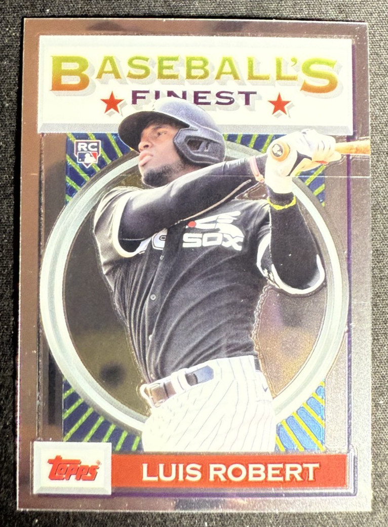 2020 Topps Finest Flashbacks - Luis Robert #59 (RC)